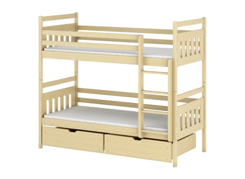 ADAŚ 80x190 pine bunk bed Lano Furniture