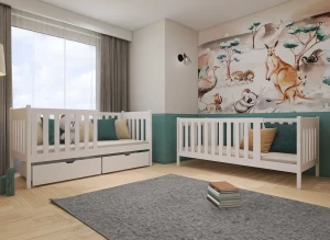 DAWID 80x160 pink bunk bed Lano Furniture