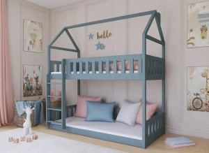 POLA 80x160 grey bunk bed Lano Furniture