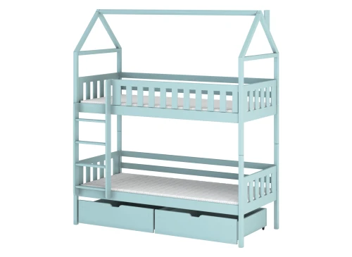 GAJA 80x180 blue bunk bed Lano Furniture
