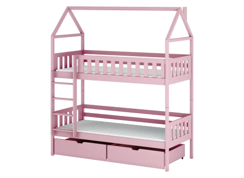 GAJA 90x200 pink bunk bed Lano Furniture