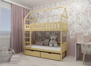 GAJA 90x200 pine bunk bed Lano Furniture