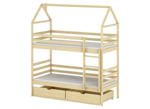 ALEX 80x180 pine bunk bed Lano Furniture