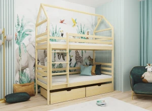 ALEX 90x200 pine bunk bed Lano Furniture