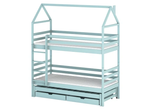 DALIA 80x170 blue house bunk bed Lano Furniture