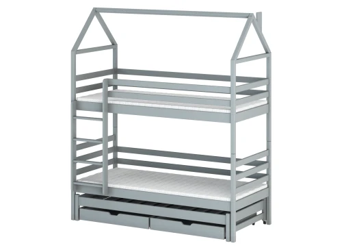 DALIA 90x190 grey house bunk bed Lano Furniture