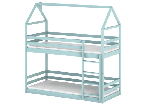 AXEL 80x160 blue house bunk bed Lano Furniture