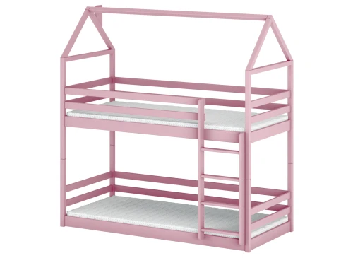 AXEL 80x190 pink house bunk bed Lano Furniture