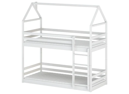 AXEL 90x200 white house bunk bed Lano Furniture