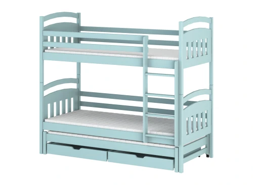 ALAN 90x180 blue bunk bed Lano Furniture