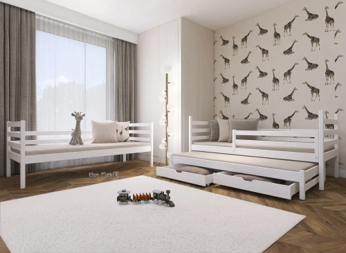 LUK 90x200 white bunk bed Lano Furniture