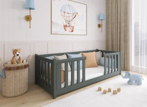 FERO 80x200 graphite children's bed Lano Furniture