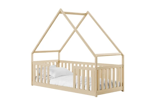 BEE 80x190 pine children's house bed Lano Furniture