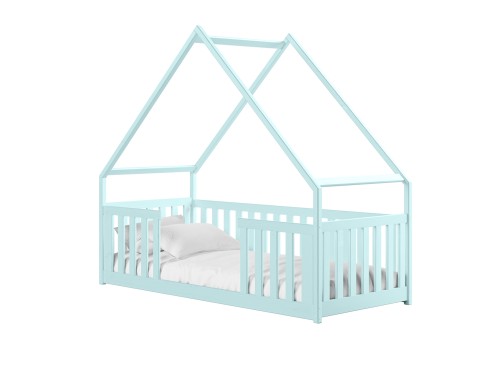 BEE 90x190 blue children's house bed Lano Furniture