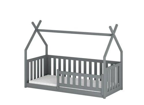 BOGUŚ 80x190 grey children's tipi cot bed Lano Furniture
