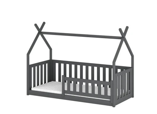 BOGUŚ 90x180 graphite children's tipi cot bed Lano Furniture