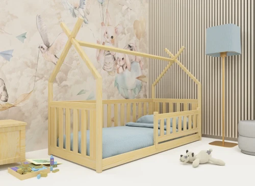 BOGUŚ 90x190 pine children's tipi cot bed Lano Furniture