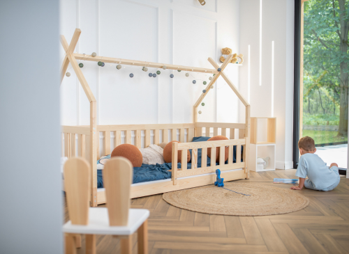 BOGUŚ 90x190 pine children's tipi cot bed Lano Furniture