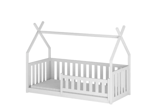 BOGUŚ 90x200 white children's tipi cot bed Lano Furniture