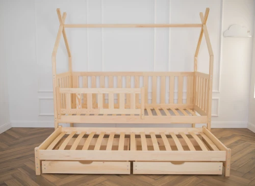 TYTUS 80x200 pine tipi bunk bed Lano Furniture