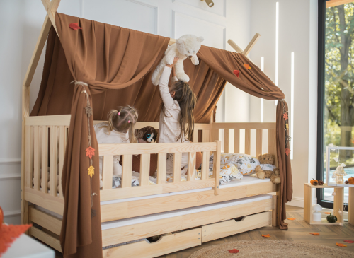 TYTUS 90x200 pine tipi bunk bed Lano Furniture