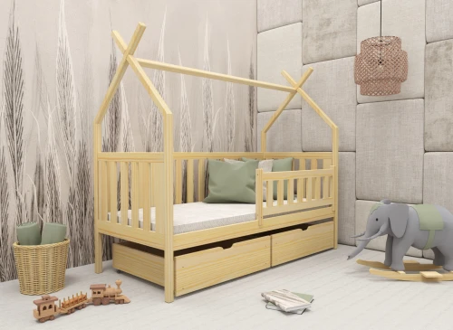 SIMBA 80x180 pine children's tipi bed Lano Furniture