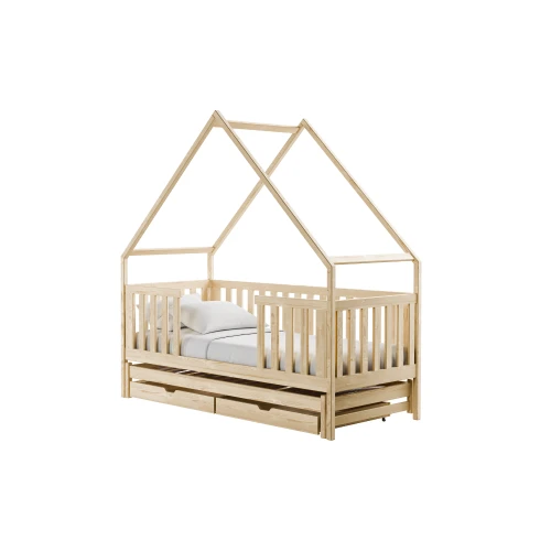 MAGIC 80x200 pine bunk bed house Lano Furniture