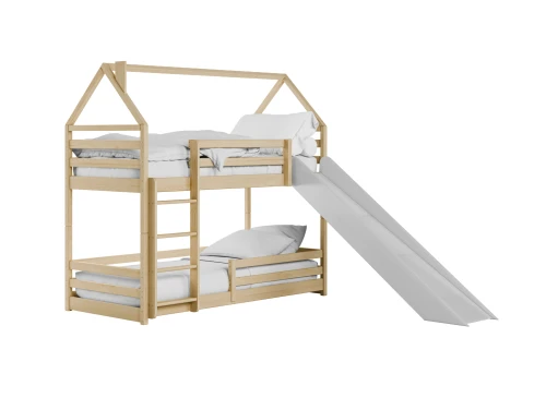 PLAY 80x200 pine bunk bed with a slide Lano Furniture