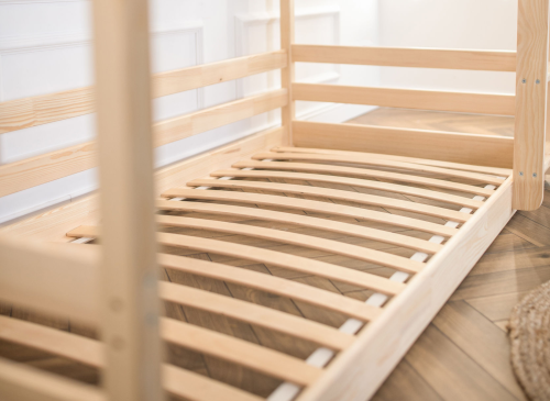 PLAY 90x190 pine bunk bed with a slide Lano Furniture