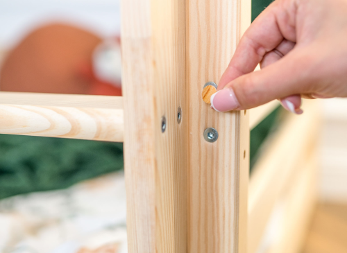 PLAY 90x200 pine bunk bed with a slide Lano Furniture