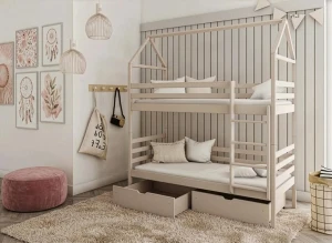 ALEX 80x160 cashmere bunk bed Lano Furniture