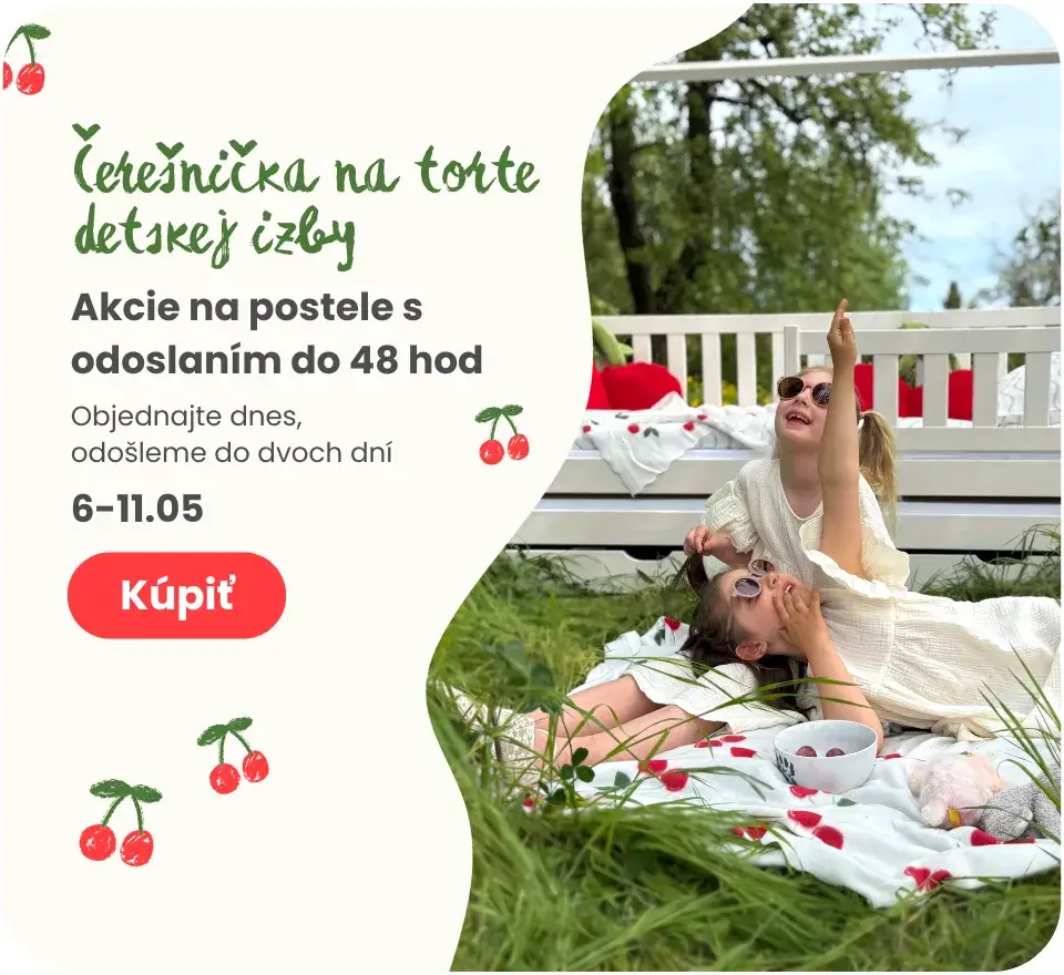 Zľava 15 % na postele s odoslaním do 48 hodín, 6.–11. mája